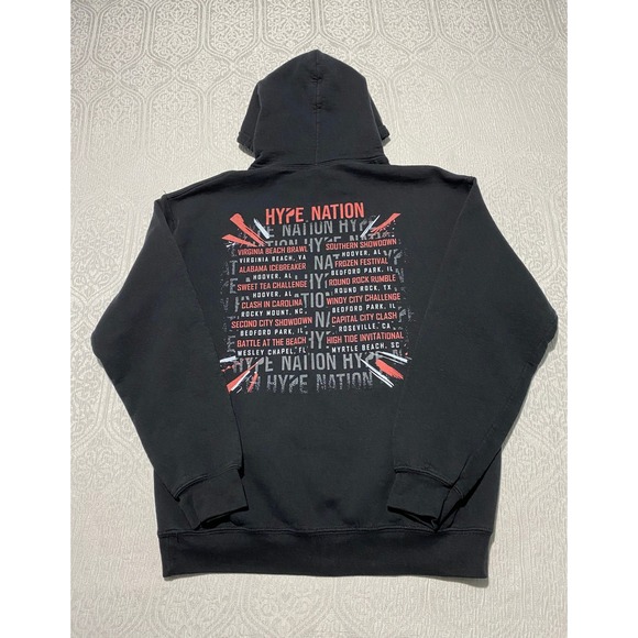 Hype Nation Volleyball 2022 Black Pullover Hoodie Sweatshirt Youth Medium - Picture 2 of 5